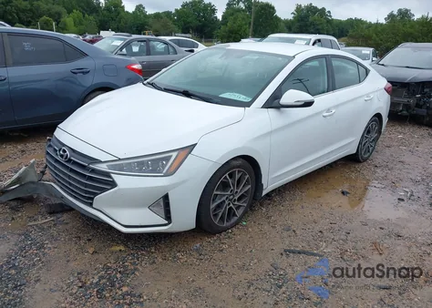 2020 Hyundai Elantra Limited из США, поврежденный, VIN 5NPD84LF7LH500729